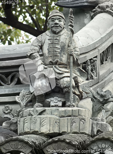 Image of sculpture at the Yuyuan Garden