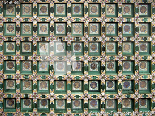 Image of chinese painted ceiling