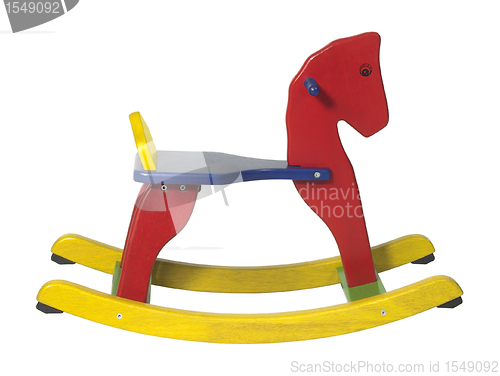 Image of rocking horse sideways