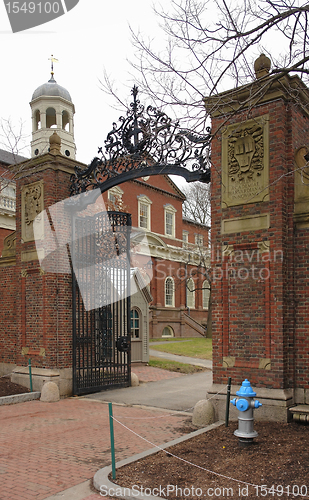 Image of Johnston Gate at Harvard University