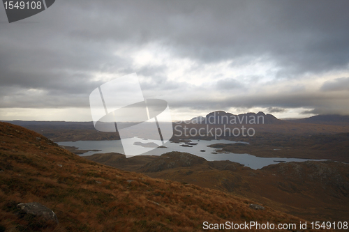 Image of surreal landscape around Stac Pollaidh