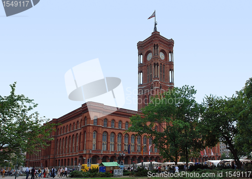 Image of Red Town Hall in Berlin