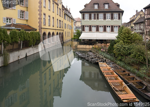Image of canal and boats in Colmar