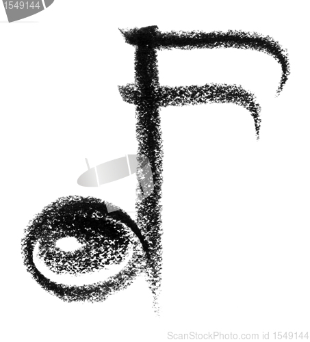 Image of musical note sketch