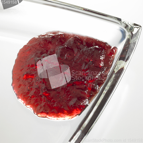 Image of jelly in glass bowl