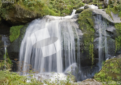 Image of idyllic Triberg Waterfalls