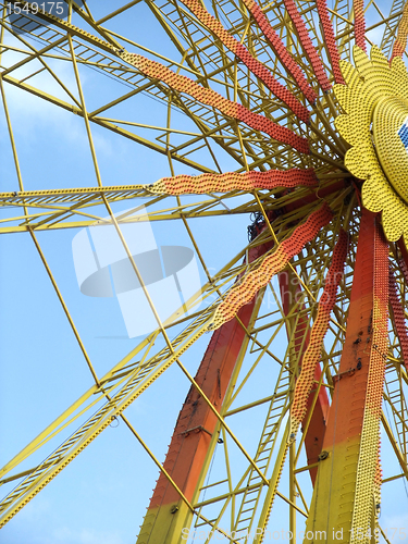 Image of multicolored big wheel