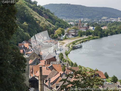 Image of Miltenberg aerial view at summer time