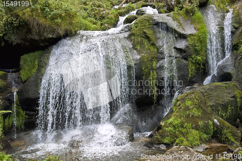 Image of idyllic Triberg Waterfalls