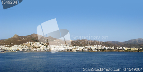 Image of Naxos in Greece at evening time