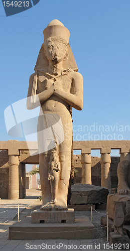 Image of sculpture at the Precinct of Amun-Re