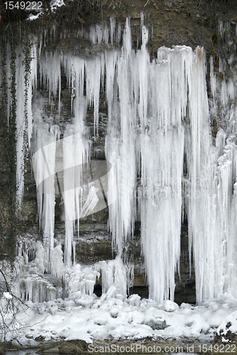 Image of lots of icicles