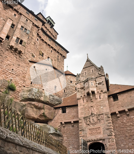 Image of detail of the Haut-Koenigsbourg Castle