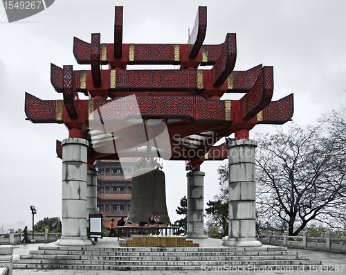Image of bell near Yellow Crane Tower