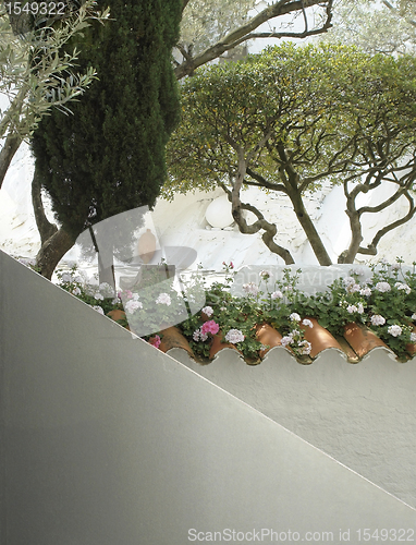 Image of spanish patio detail