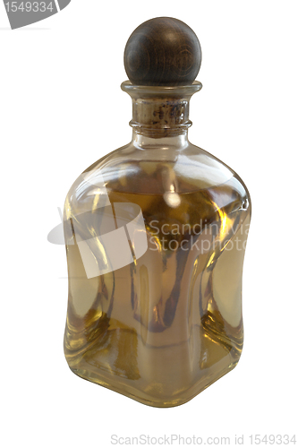 Image of isolated liqueur bottle