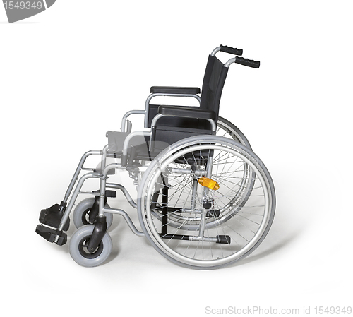 Image of wheelchair in white back