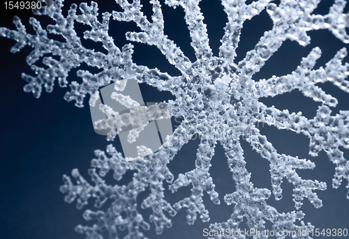 Image of artificial snowflake
