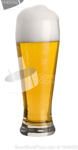 Image of glass of wheat beer