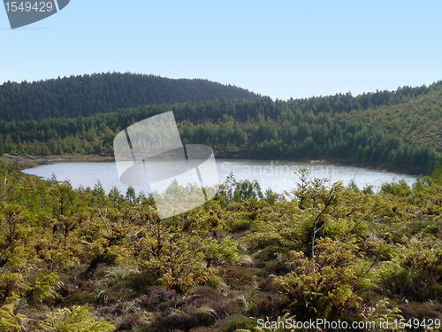 Image of small lake at the Azores