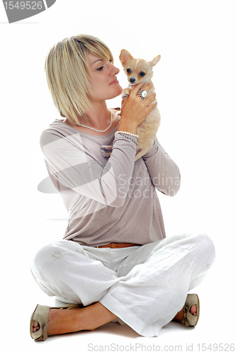 Image of girl and chihuahua