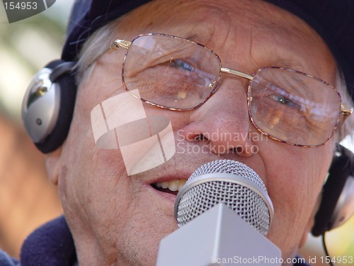 Image of An old man singing