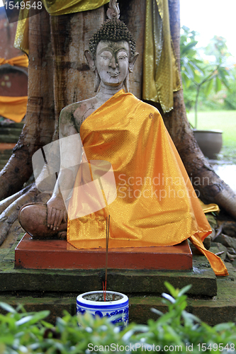 Image of Buddha in Wat Mae Nang Pleum 