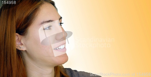 Image of Redhead teenage girl