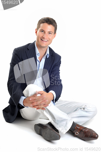 Image of smiling young man man