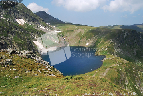 Image of High mountain lake