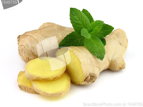 Image of Ginger with peppermint