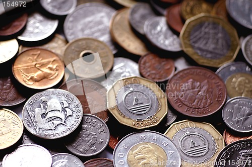 Image of international coins