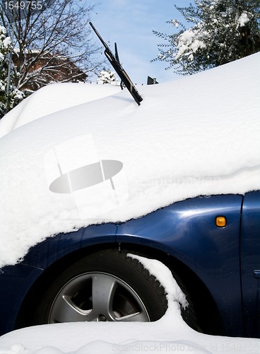 Image of Car hidden in snow