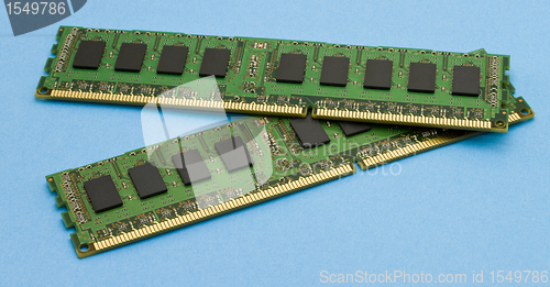 Image of two dimm module for use in notebooks