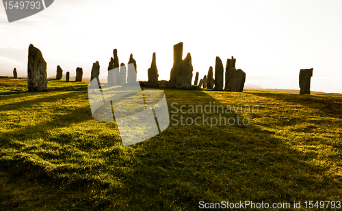 Image of standing stones of callanish