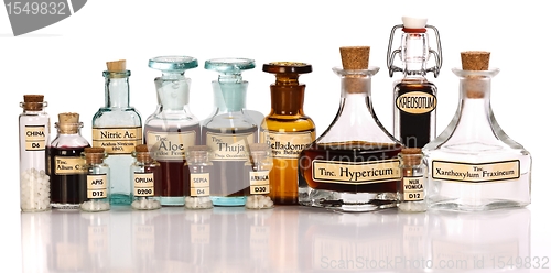 Image of Various mother tinctures of homeopathic medicine