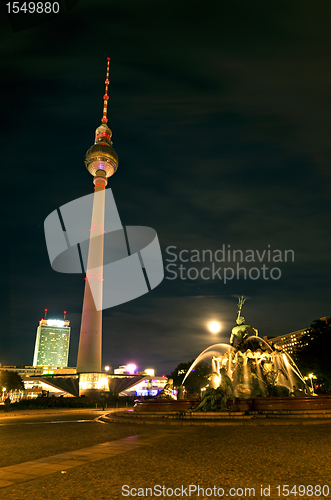 Image of alexanderplatz full moon