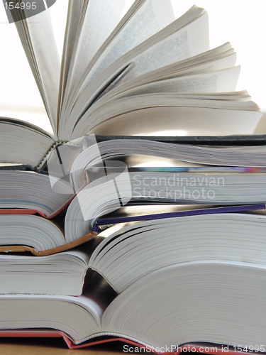 Image of Big stack of books