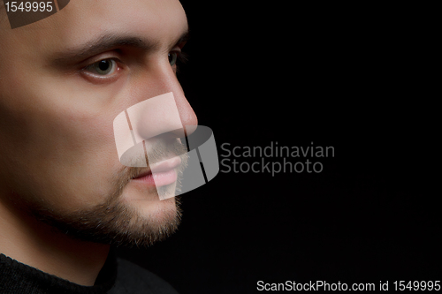 Image of face of a young man
