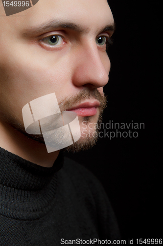 Image of face of a young man