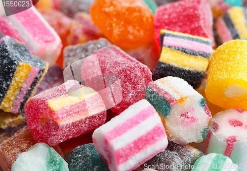 Image of Peppermint candies close up