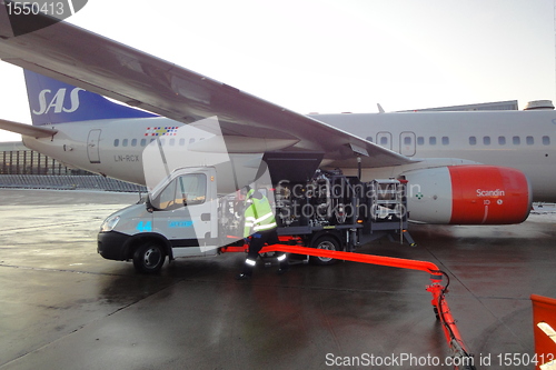 Image of Refuelling of Boeing 737 from SAS