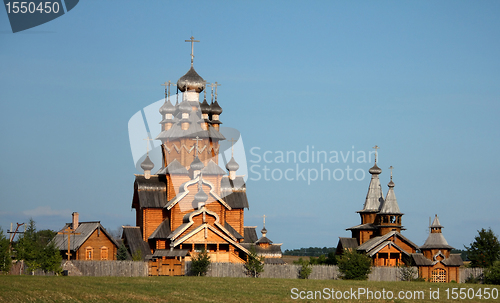 Image of Village with a church