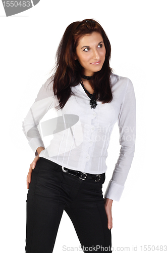 Image of Young beautiful women portrait