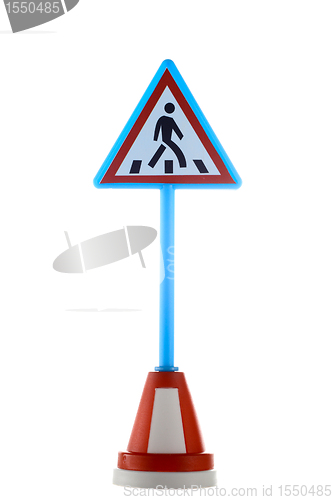 Image of Pedestrian crossing road sign