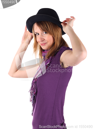 Image of Girl in a hat