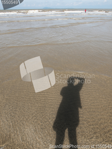 Image of Photographer shadow