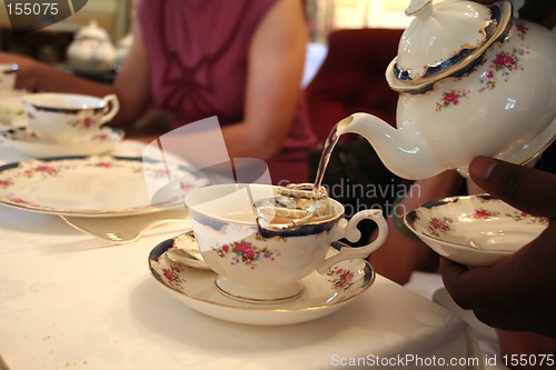 Image of Pouring tea