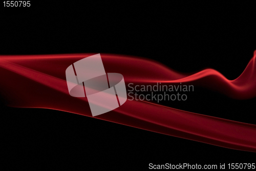 Image of red Smoke on black background