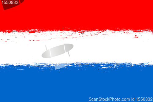 Image of Luxembourg flag grunge 